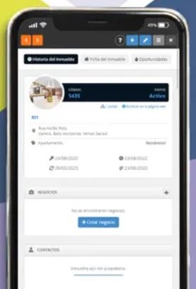 Pantalla de la app CRM 49: La información marca la diferencia
