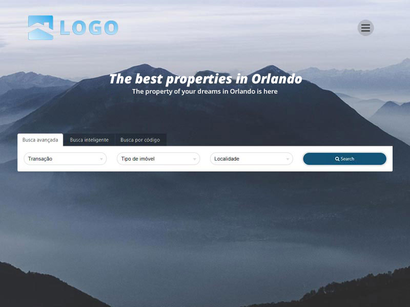 Real estate website template Laguna